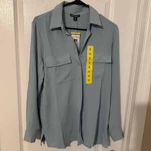 Light Blue Button-Up Shirt